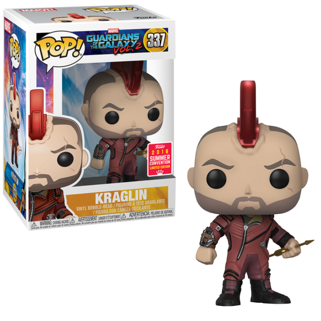  Kraglin #337 - Guardians Of The Galaxy Vol 2 Funko Pop! [2018 Summer Convention Exclusive] 