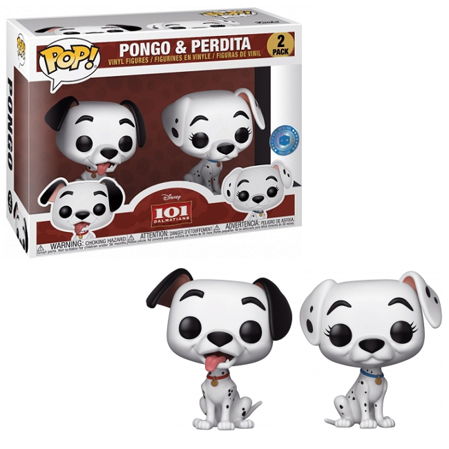 Pongo and Perdita - 101 Dalmations Funko Pop! [PIAB Exclusive] 