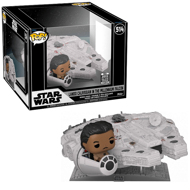  Lando Calrissian in the Millennium Falcon #514 - Star Wars Funko Pop! [2022 Galactic Convention Exclusive] 