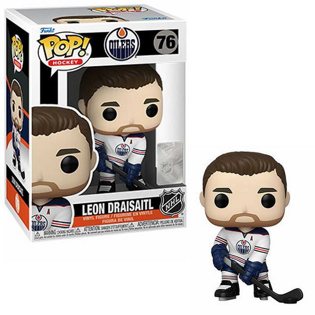 Leon Draisaitl #76 - Oilers Funko Pop! Hockey [Road Uniform] 