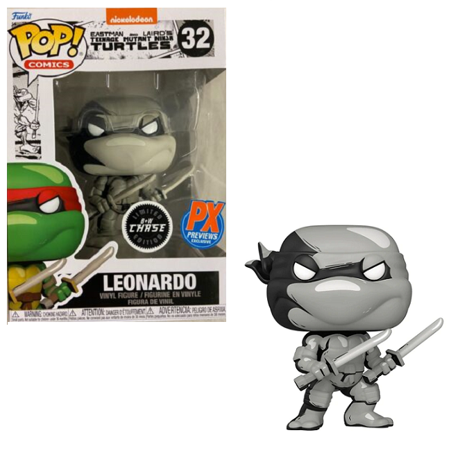  Leonardo #32 - Teenage Mutant Ninja Turtles Funko Pop! Comics [Px Exclusive Chase] 