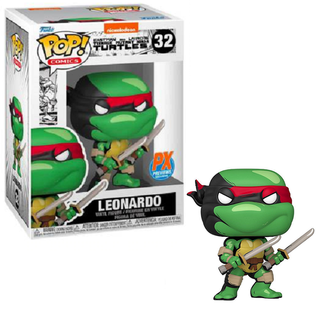  Leonardo #32 - Teenage Mutant Ninja Turtles Funko Pop! Comics [Px Exclusive] 