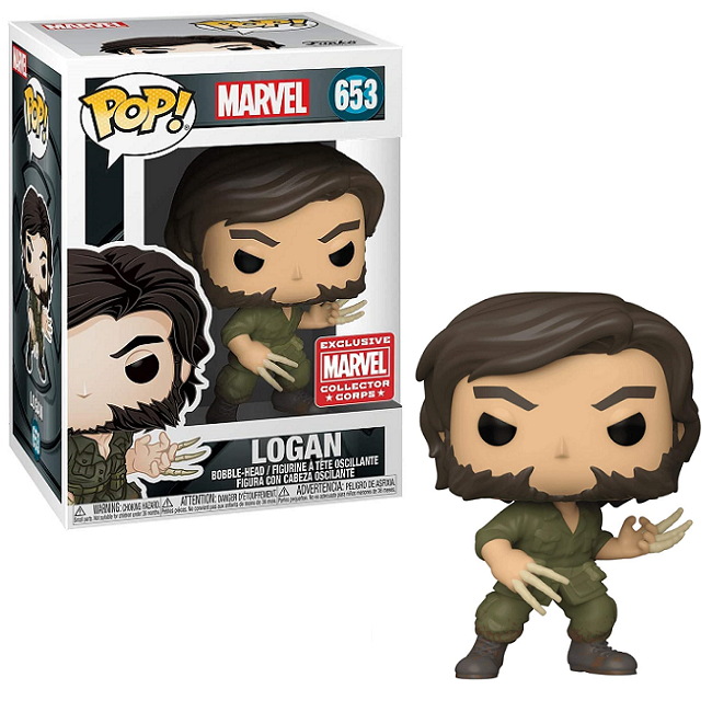  Logan #653 - X-Men Funko Pop! [Marvel Collector Corps Exclusive] 