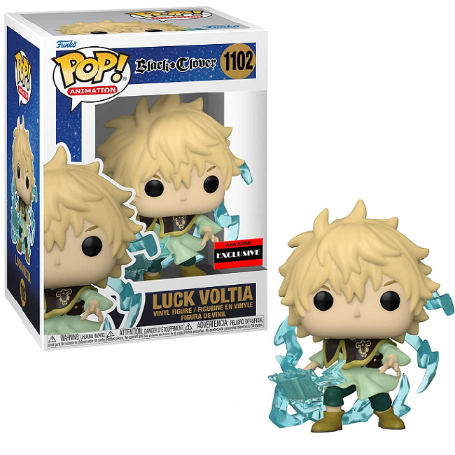  Luck Voltia #1102 - Black Clover Funko Pop! Animation [AAA Anime Exclusive] 