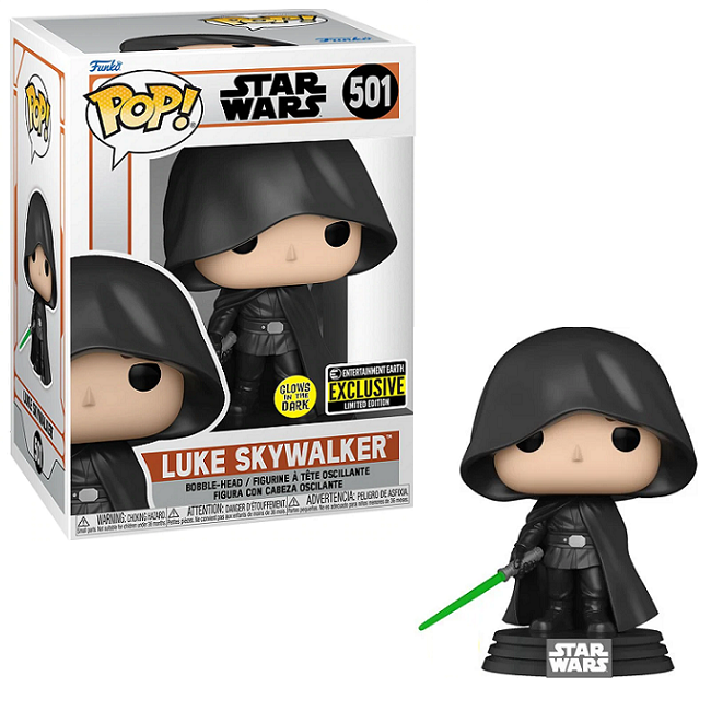  Luke Skywalker #501 - The Mandalorian Funko Pop! [Gitd EE Exclusive] 