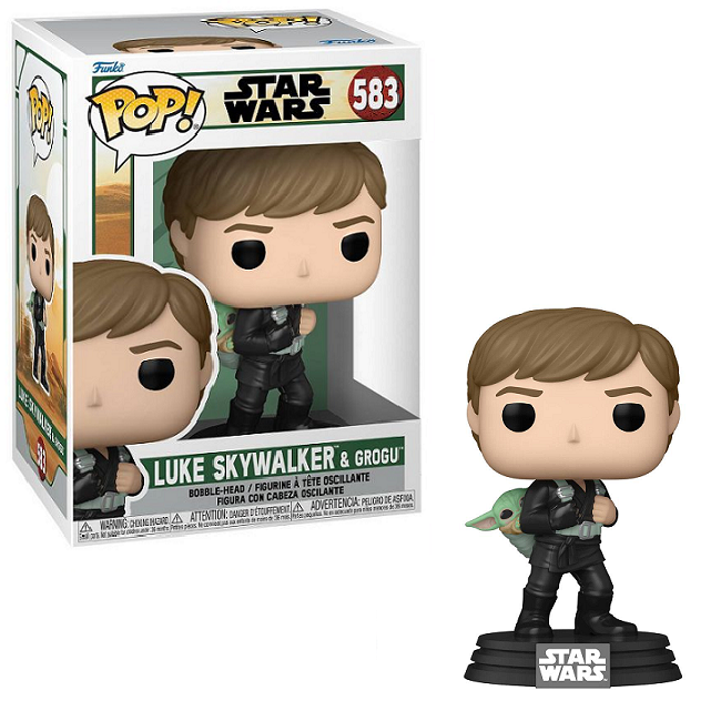  Luke Skywalker & Grogu #583 - Star Wars The Book of Boba Fett Funko Pop! 