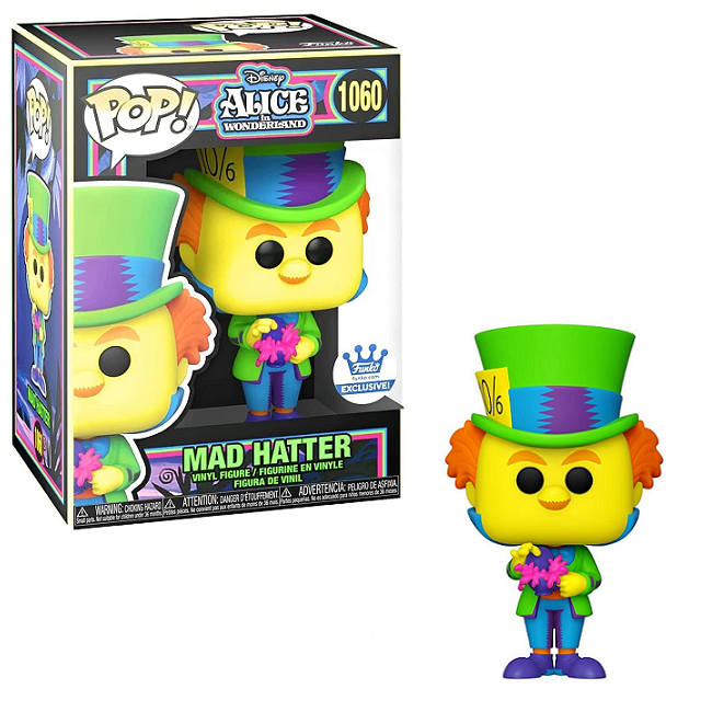  Mad Hatter #1060 – Alice in Wonderland Funko Pop! [Black Light Funko Exclusive] 