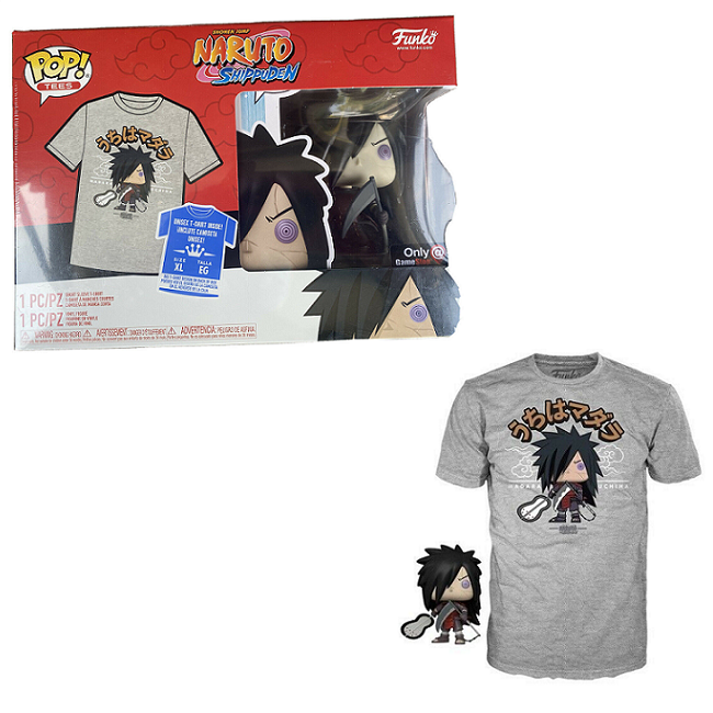  Madara with Weapons – Naruto Funko Pop! & Tee [GameStop Exclusive Size-M] 