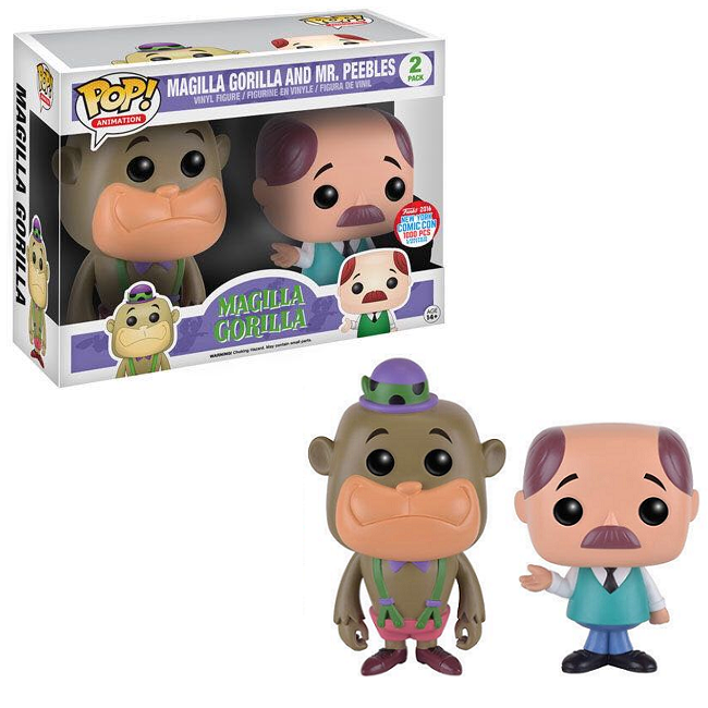  Magilla Gorilla and Mr Peebles - Magilla Gorilla Funko Pop! Animation [2016 NYCC Ltd 1000 Pcs] 