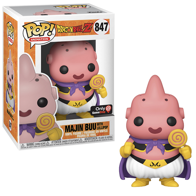  Majin Buu With Lollipop #847 - Dragon Ball Z Funko Pop! Animation [GameStop Exclusive] 