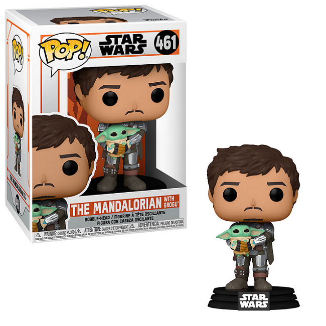  Mandalorian With Grogu #461 – Star Wars Mandalorian Funko Pop! 
