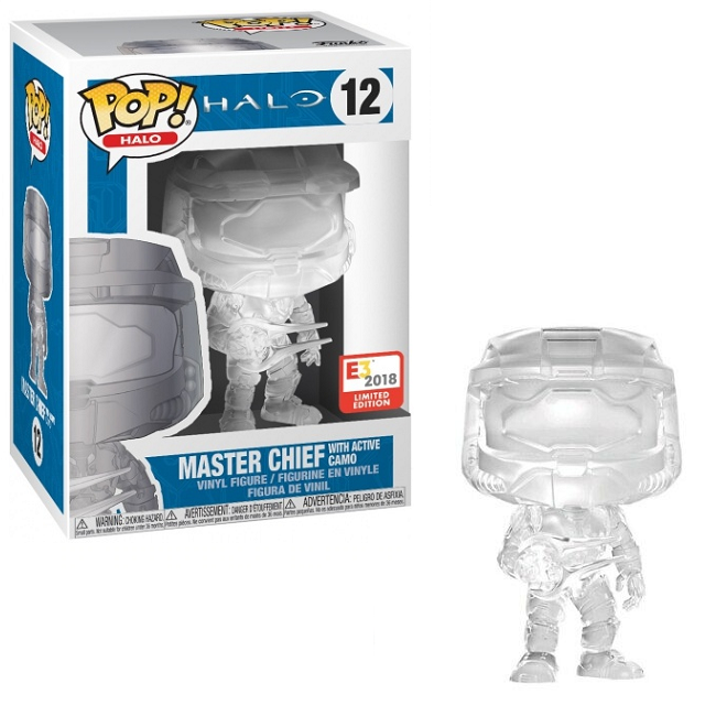  Master Chief with Active Camo #12 - Halo Funko Pop! Halo [E3 2018 Exclusive] 