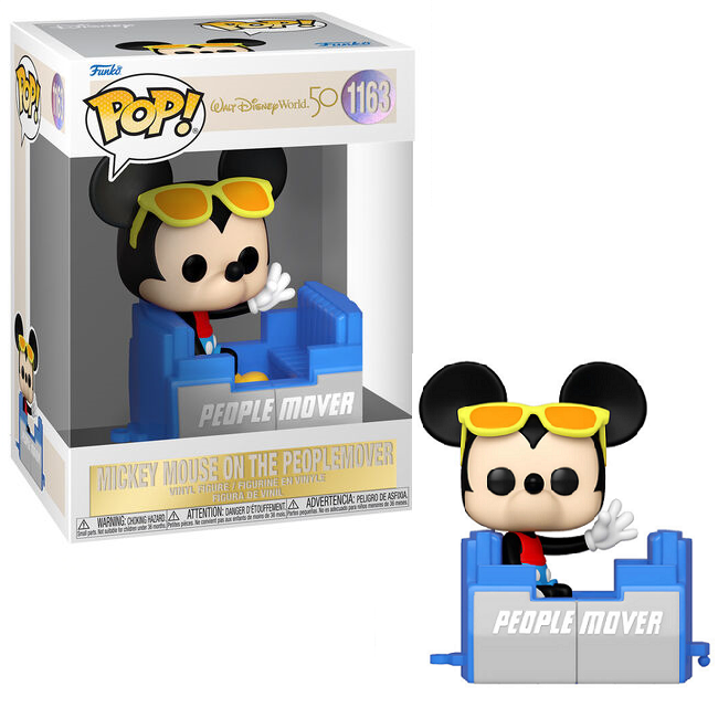  Mickey Mouse On The People Mover #1163 - WDW50 Funko Pop! 