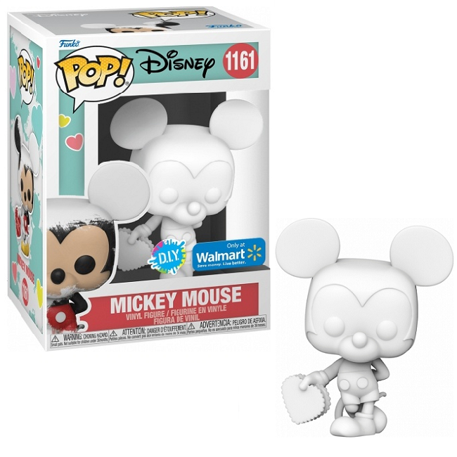  Mickey Mouse #1161 - Disney Funko Pop! [DIY Valentine’s Day] [WalMart Exclusive] 