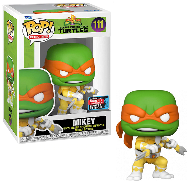  Mikey #111 - Teenage Mutant Ninja Turtles Funko Pop! Retro Toys [2022 Fall Convention Limited Edition] 