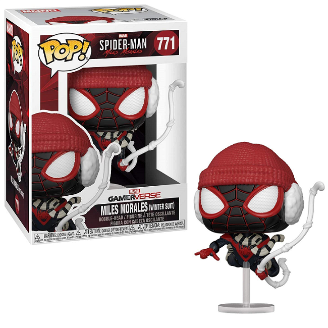  Miles Morales #771 - Spider-Man Miles Morales Gamerverse Funko Pop! [Winter Suit] 