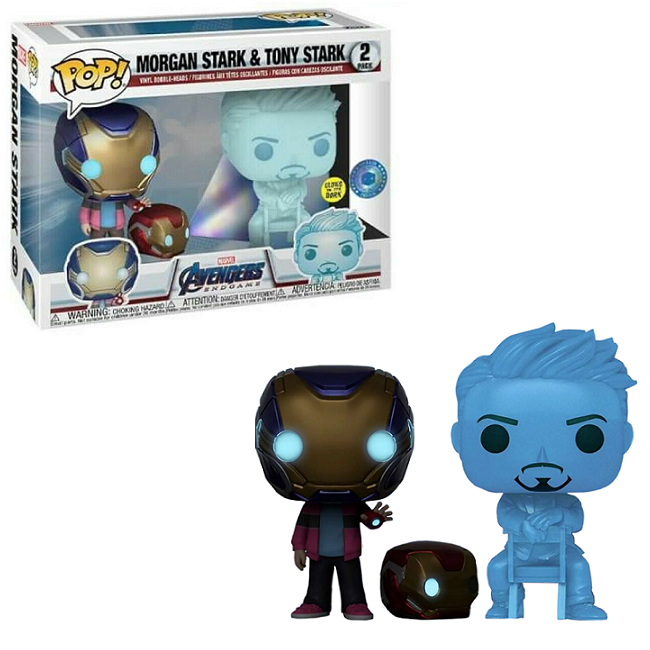  Morgan Stark & Tony Stark - Avengers Endgame Funko Pop! [Gitd PIAB Exclusive] 