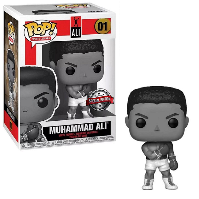  Muhammad Ali #01 - Ali Funko Pop! Sports Legends [B&W Special Edition] 