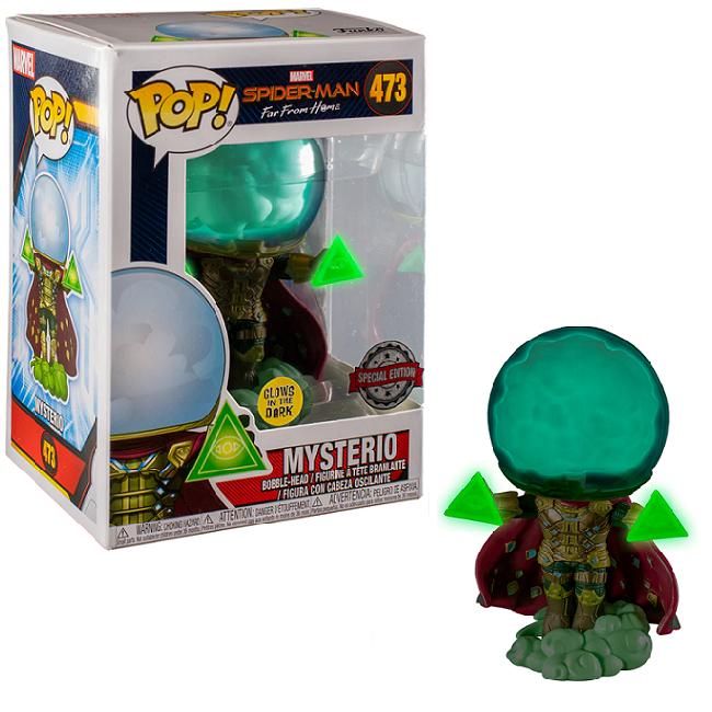  Mysterio #473 - Spider-Man Far From Home Funko Pop! [GitD Special Edition] 