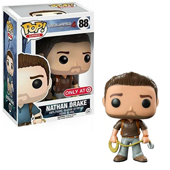  Nathan Drake #88 - Uncharted Funko Pop! Games [Brown Shirt] [Target Exclusive] 