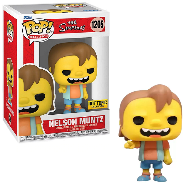  Nelson Muntz #1205 - The Simpsons Funko Pop! TV [Hot Topic Exclusive] 