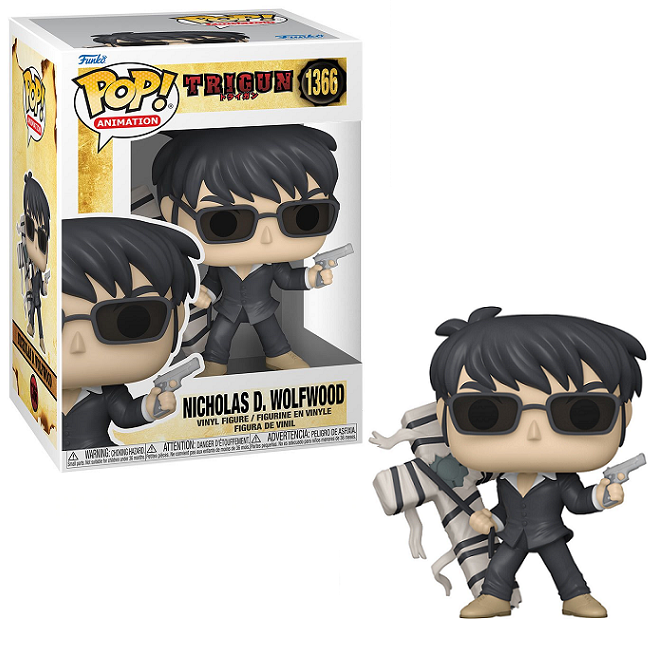  Nicholas D Wolfwood #1366 - Trigun Funko Pop! Animation 