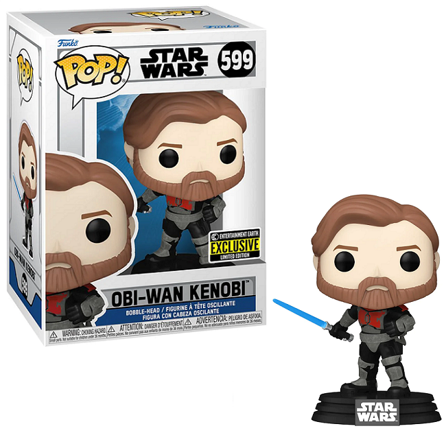  Obi-Wan Kenobi #599 - The Clone Wars Funko Pop! [EE Exclusive] 