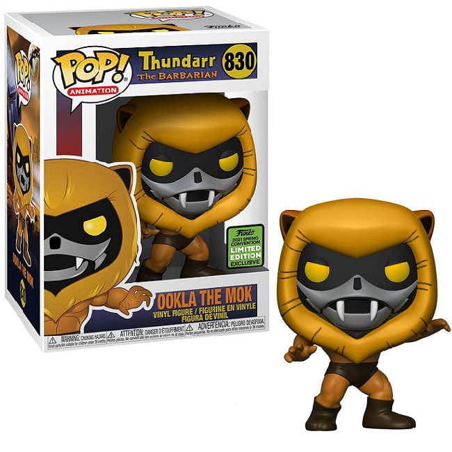  Ookla The Mok #830 - Thundarr The Barbarian Funko Pop! Animation [2021 Spring Convention Exclusive] 