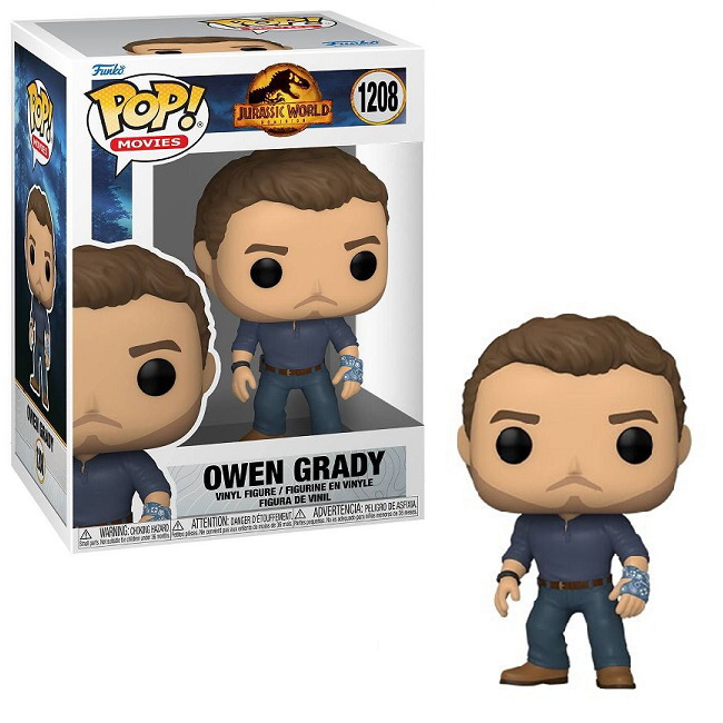  Owen Grady #1208 - Jurassic World Domion Funko Pop! Movies 