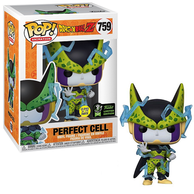  Perfect Cell #759 - Dragon Ball Z Funko Pop! Animation [Gitd 2020 ECCC Limited Edition] 