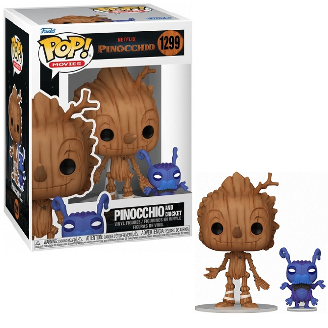  Pinocchio And Cricket #1299 - Netflix Pinocchio Funko Pop! Movies 