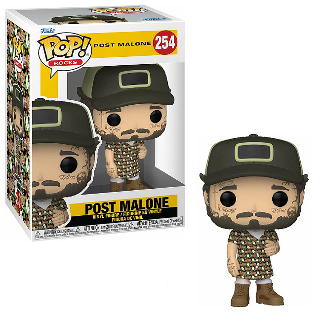  Post Malone #254 - Post Malone Funko Pop! Rocks [Sundress] 