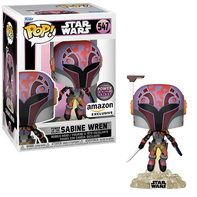  Power of The Galaxy Sabine Wren #547 - Star Wars Funko Pop! [Amazon Exclusive] 
