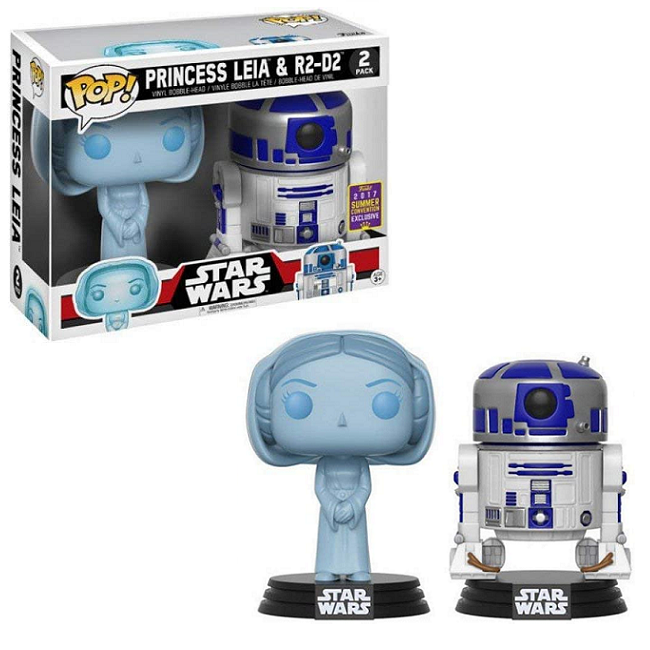  Princess Leia & R2-D2 - Star Wars Funko Pop! [2017 Summer Convention Exclusive] 