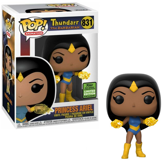  Princess Ariel #831 - Thundarr The Barbarian Funko Pop! Animation [2021 Spring Convention Exclusive] 