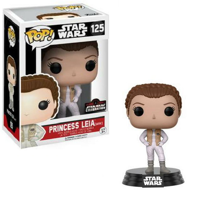  Princess Leia #125 - Star Wars Funko Pop! [Hoth] [2017 Star Wars Celebration] 