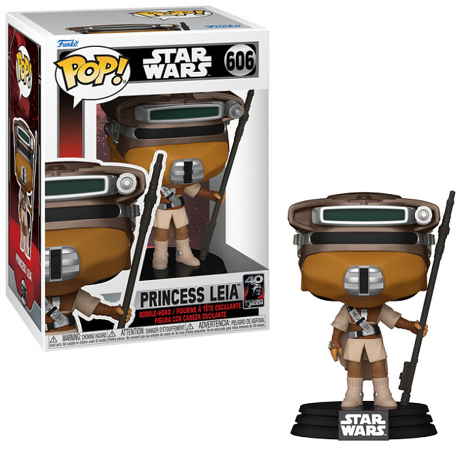  Princess Leia #606 - Return of the Jedi 40th Funko Pop! [Boushh] 