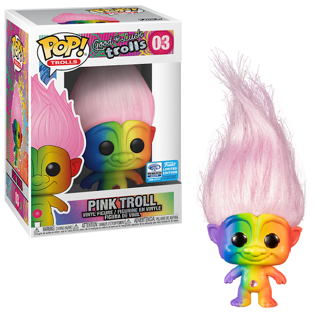  Pink Troll #03 - Good Luck Trolls Funko Pop! Trolls [2020 WonderCon Exclusive] 