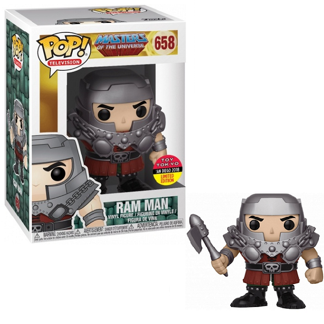  Ram Man #658 - Masters of the Universe Funko Pop! TV [2018 Toy Tokyo Limited Edition] 