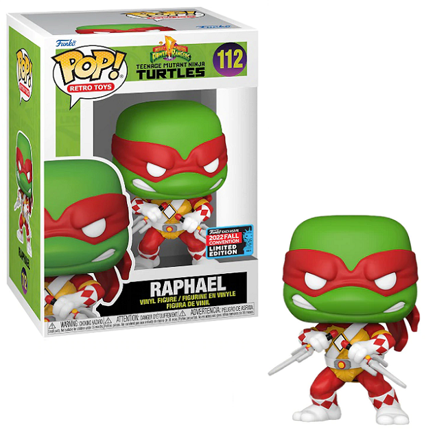  Raphael #112 - Teenage Mutant Ninja Turtles Funko Pop! Retro Toys [2022 Fall Convention Limited Edition] 