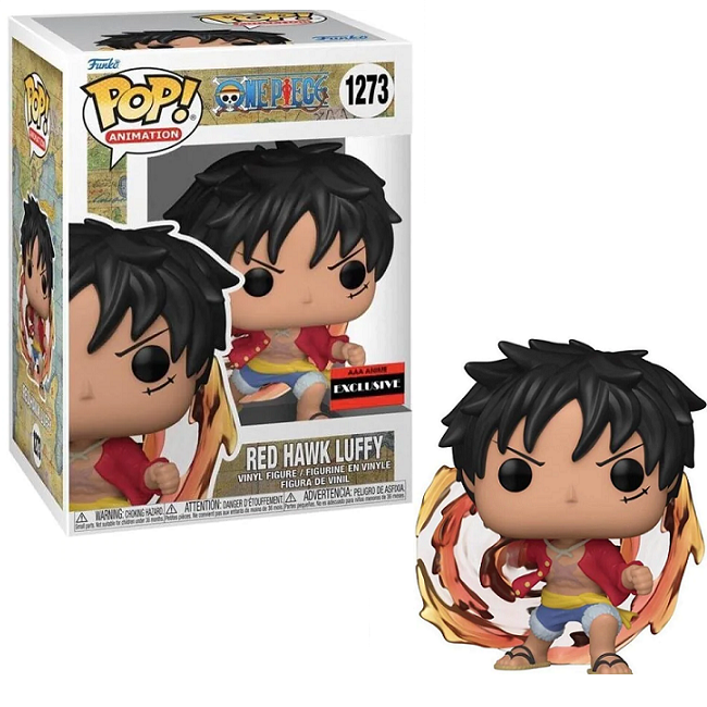  Red Hawk Luffy #1273 - One Piece Funko Pop! Animation [AAA Anime Exclusive] 