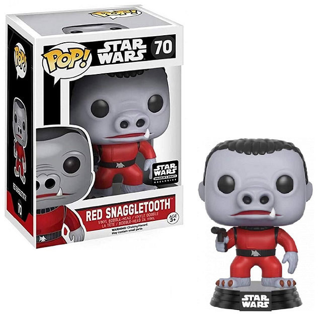  Red Snaggletooth #70 - Star Wars Funko Pop! [Smuggler's Bounty Exclusive] 