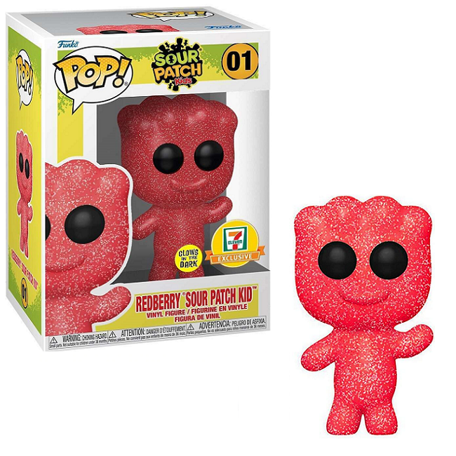  Redberry Sour Patch Kid #01 - Sour Patch Kids Funko Pop! [Gitd 7-Eleven Exclusive] 