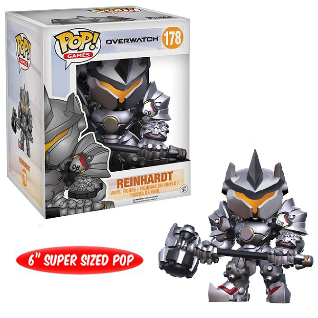  Reinhardt #178 - Overwatch Funko Pop! Games [6-Inch] 
