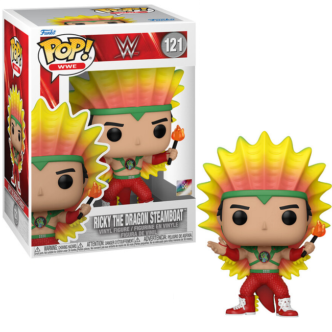  Ricky The Dragon Steamboat #121 - Wrestling Funko Pop! WWE 