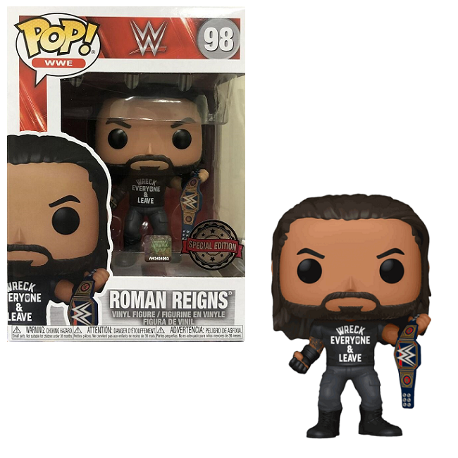  Roman Reigns #98 - Wrestling Funko Pop! WWE [Special Edition] 