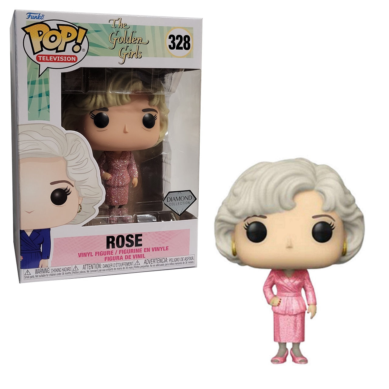  Rose #328 - Golden Girls Funko Pop! TV [Diamond Edition] 
