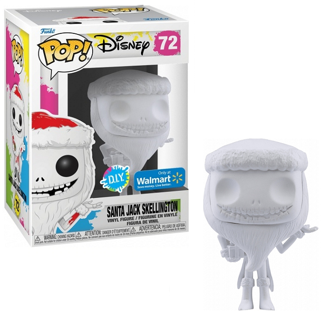  Santa Jack Skellington #72 - The Nightmare Before Christmas Funko Pop! [DIY WalMart Exclusive] 
