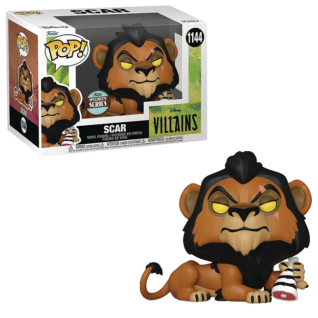  Scar #1144 - Disney Villains Funko Pop! [Specialty Series] 