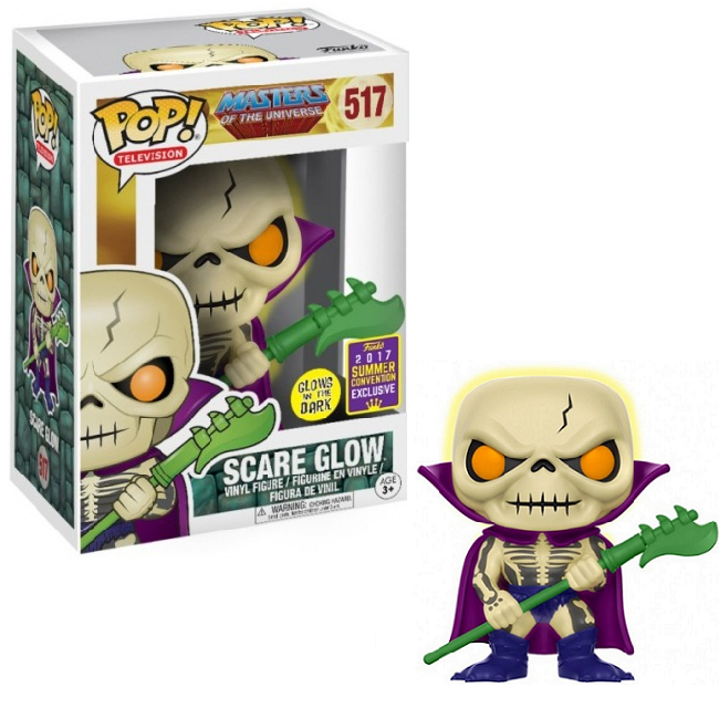  Scare Glow #517 - Masters of the Universe Funko Pop! TV [Gitd 2017 Summer Convention Exclusive] 